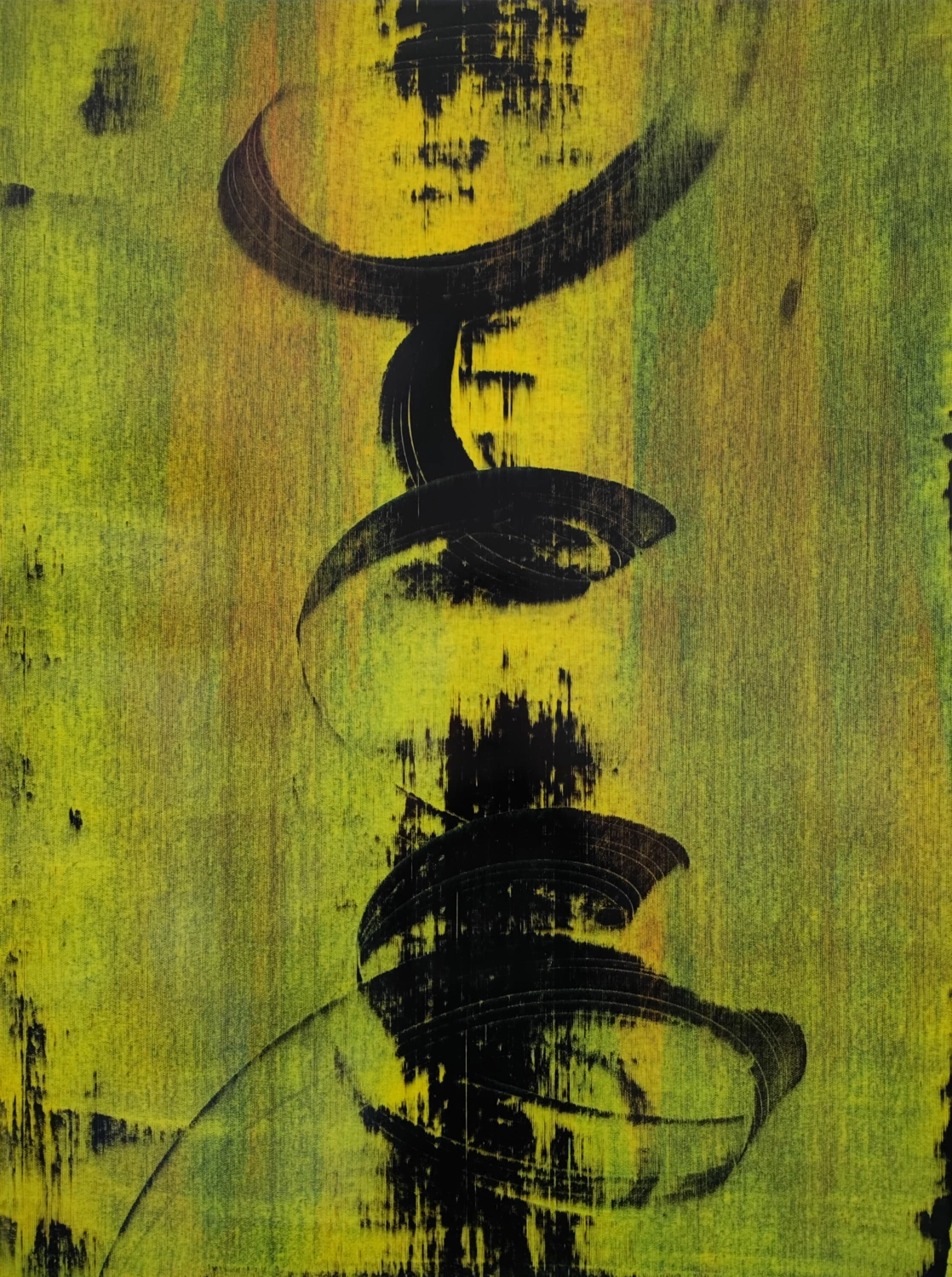 Clinamen VII - acrylique sur toile - 2022 - 80x60 cm - © Adagp