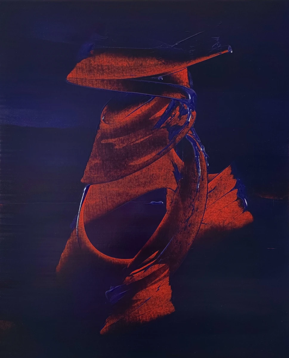 No Reason XV - acrylique sur toile - 2024 - 80x65 cm - © Adagp