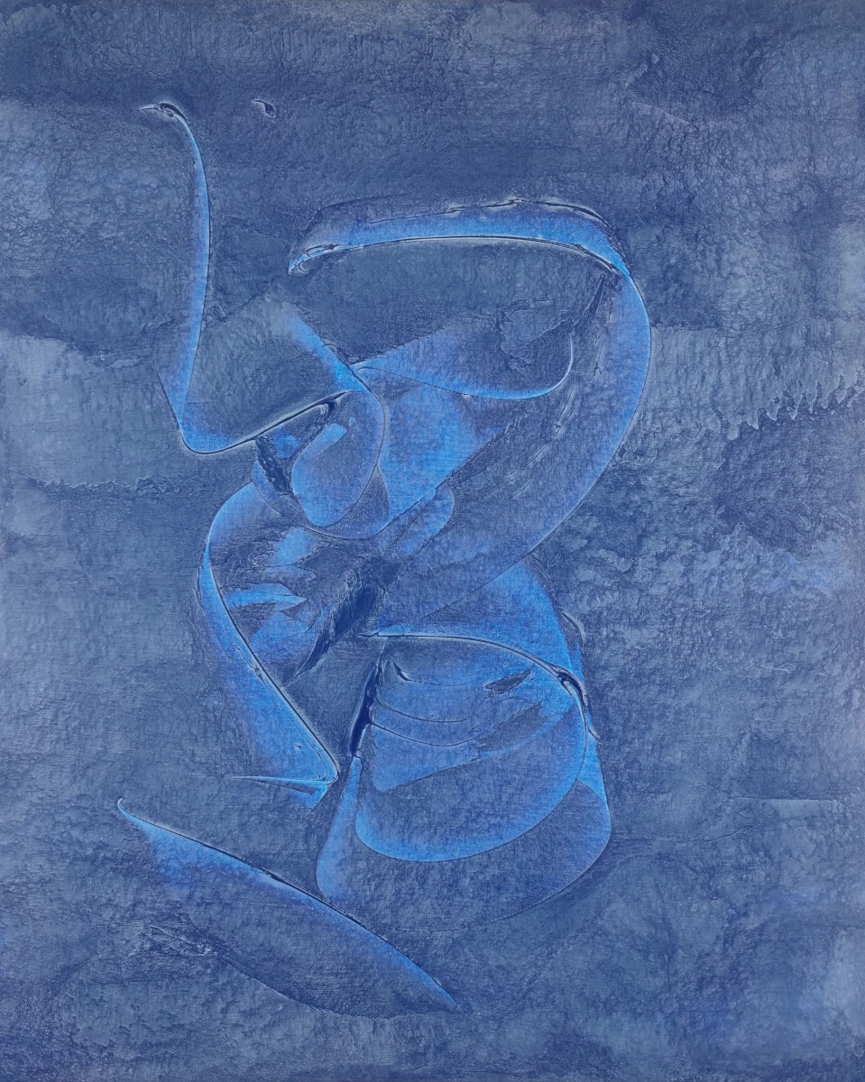 No Reason IX - acrylique sur toile - 2024 - 80x65 cm - © Adagp