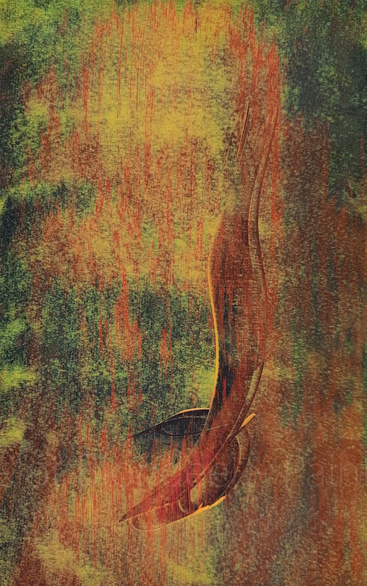 Vent Solaire I - acrylique sur papier - 2024 - 39x25 cm - © Adagp