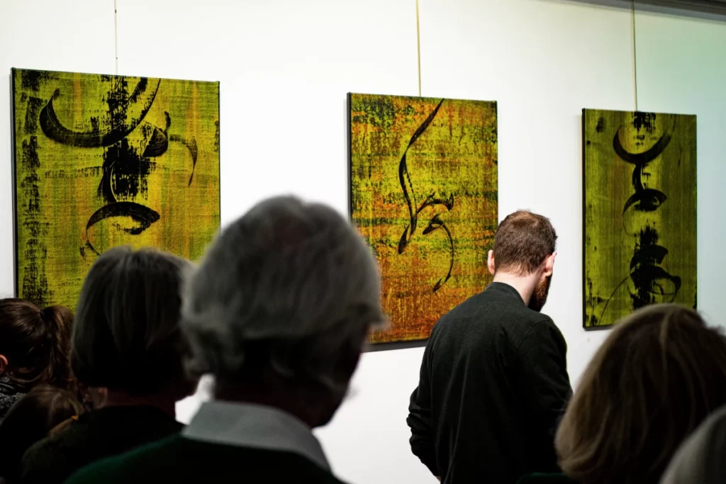 Clinamen X, XIV, VII - 2023 - acrylic on canvas - 80x60 cm - Galerie Francis Barlier - April 2023 - © Adagp