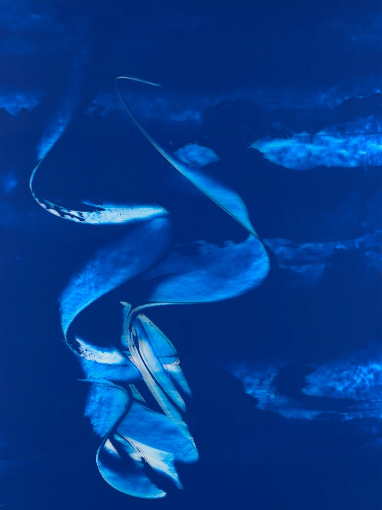 Luminotype IV - acrylique, papier - 2025 - 80x60 cm - © Adagp