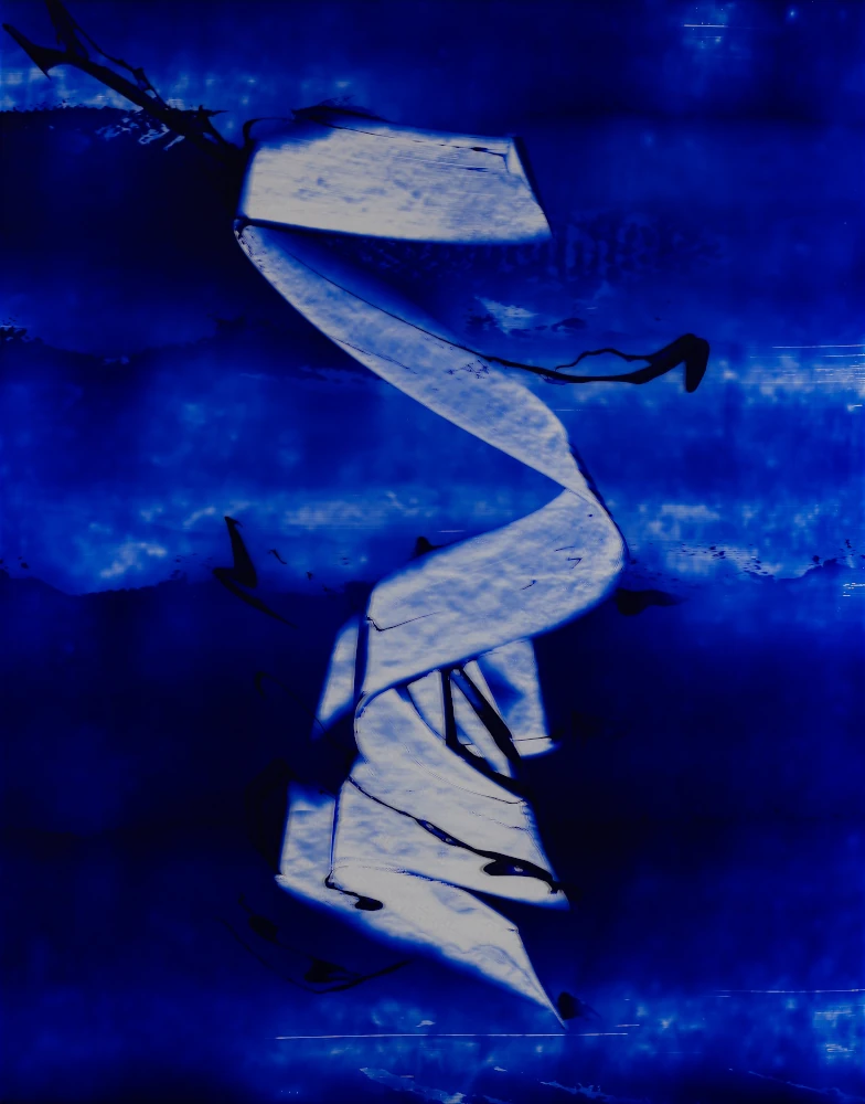 Luminotype V - acrylique, papier - 2025 - 70x55 cm - © Adagp