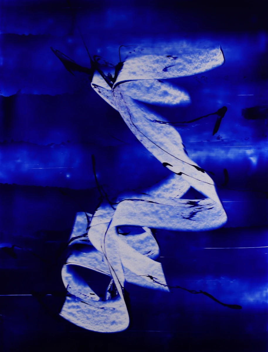 Luminotype I - acrylic, PVC, paper - 2025 - 80x60 cm - © Adagp